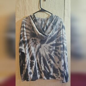 Women's Grey Washed ; TIE Dyed ; 1XL Metallica Hooded Sweater